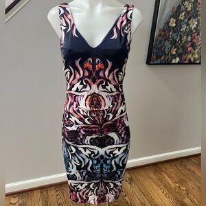 Artelier Nicole Miller Bodycon Midi Dress 2
